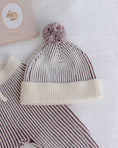 갤러리 뷰어로 이미지로드, <Quincy mae> BEANIE MIDNIGHT STRIPE
