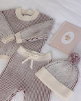 갤러리 뷰어로 이미지로드, <Quincy mae> BEANIE MIDNIGHT STRIPE
