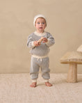 갤러리 뷰어로 이미지로드, <Quincy mae> RELAXED KNIT SWEATER MIDNIGHT STRIPE
