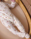 Load image into Gallery viewer, <Quincy mae> BAMBOO ZIP FOOTIE TOY CHEST　
