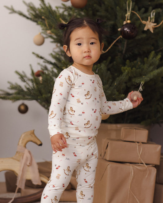 <Quincy mae> BAMBOO PAJAMA SET TOY CHEST　