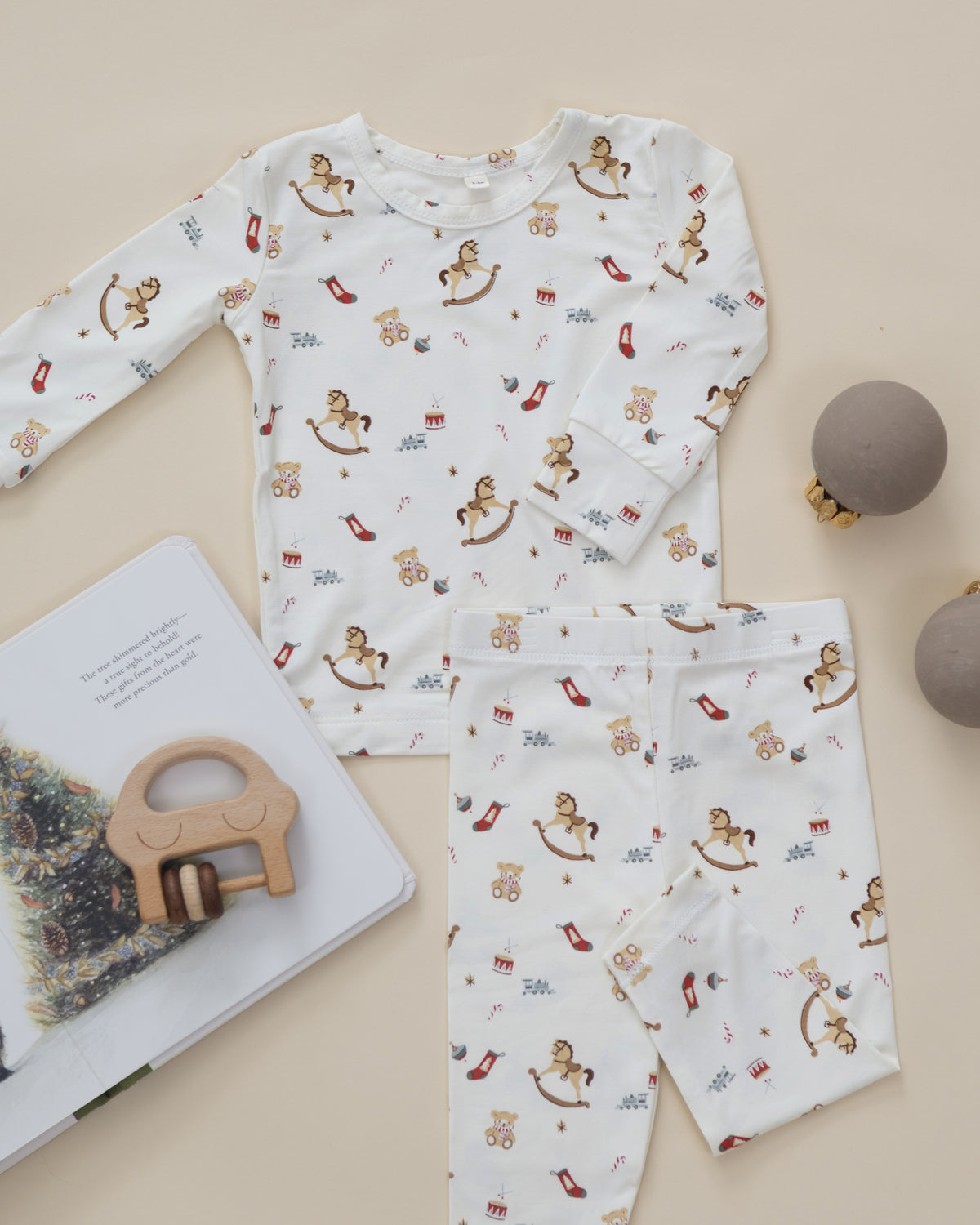 <Quincy mae> BAMBOO PAJAMA SET TOY CHEST　