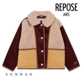 Gallery viewerに画像を読み込む, <REPOSE AMS> teddy jacket - mulberry rocket
