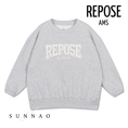 Gallery viewerに画像を読み込む, <REPOSE AMS> cozy drop sweater - light mixed grey
