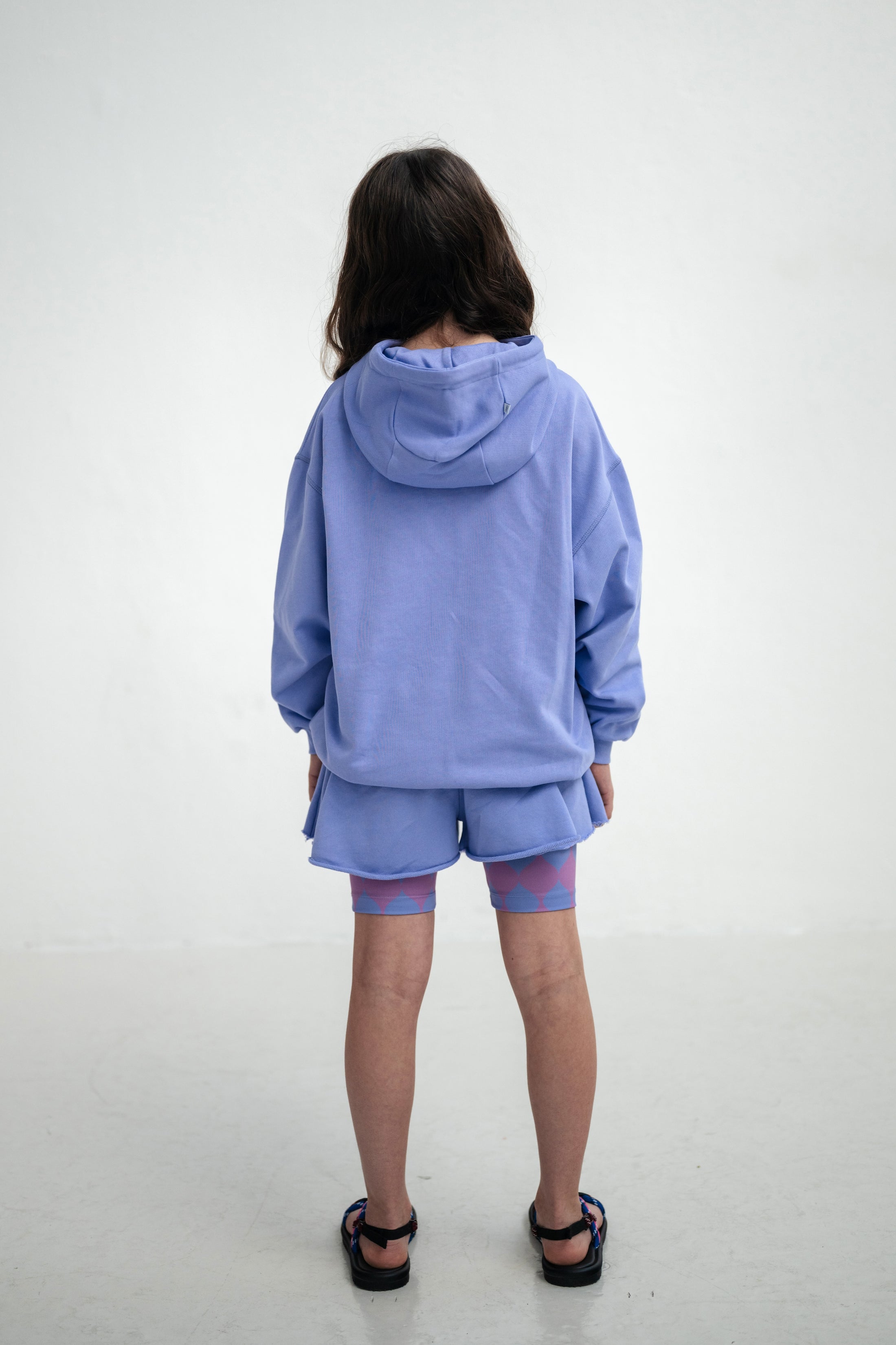 <REPOSE AMS> 61. biker short - soft harlequin