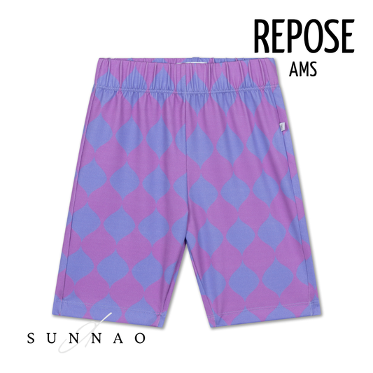 <REPOSE AMS> 61. biker short - soft harlequin
