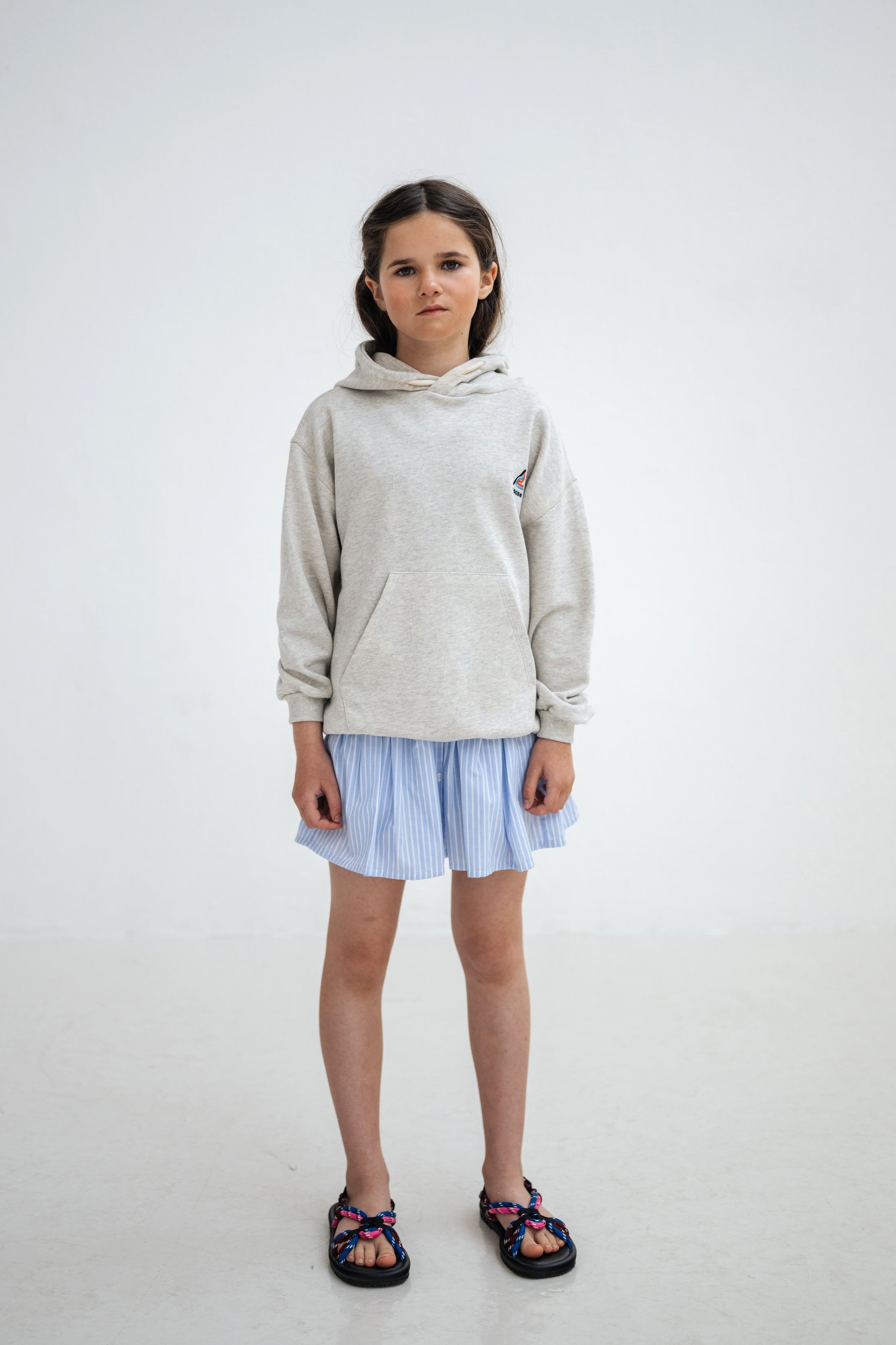 <REPOSE AMS> 19. hoodie - light mixed cream