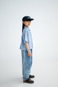 Gallery viewerに画像を読み込む, <REPOSE AMS> 9. wide pant - acid blue
