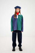 Load image into Gallery viewer, <REPOSE AMS> 47. polo shirt - eclipse scout color block
