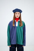 Load image into Gallery viewer, <REPOSE AMS> 47. polo shirt - eclipse scout color block
