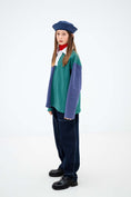 Load image into Gallery viewer, <REPOSE AMS> 47. polo shirt - eclipse scout color block

