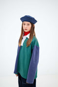 Load image into Gallery viewer, <REPOSE AMS> 47. polo shirt - eclipse scout color block
