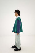 Load image into Gallery viewer, <REPOSE AMS> 47. polo shirt - eclipse scout color block
