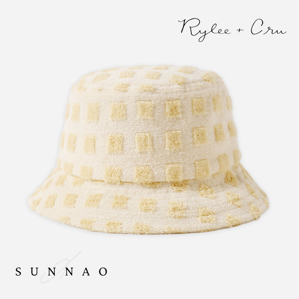 <Rylee + Cru> BUCKET HAT - BUTTERSCOTCH GRID　