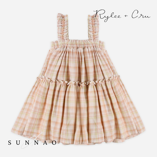 <Rylee + Cru> CICILY DRESS - SUMMER PLAID　