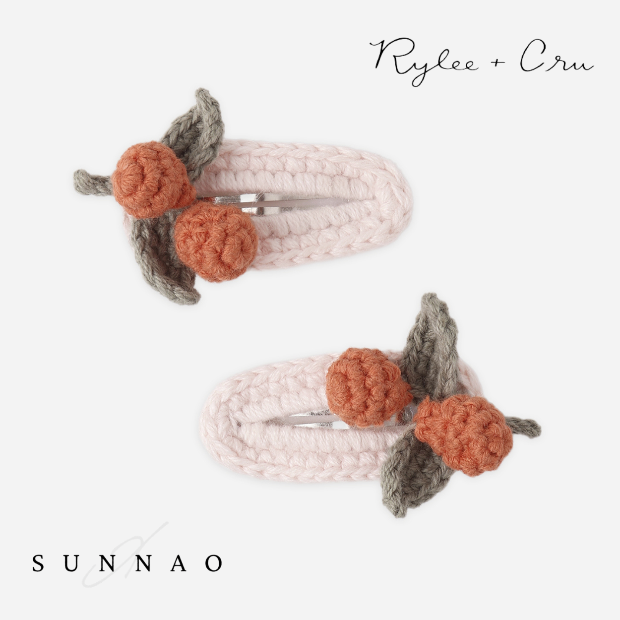 <Rylee + Cru> CROCHET CLIP SET - SHELL　