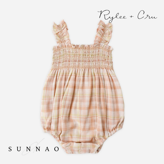 <Rylee + Cru> JULIA ROMPER - SUMMER PLAID