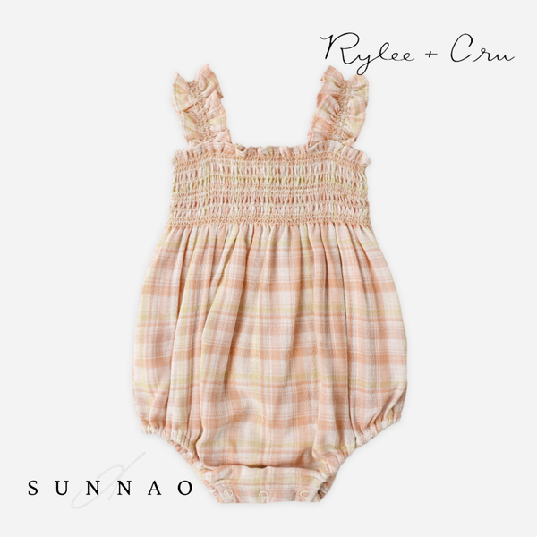 <Rylee + Cru> JULIA ROMPER - SUMMER PLAID