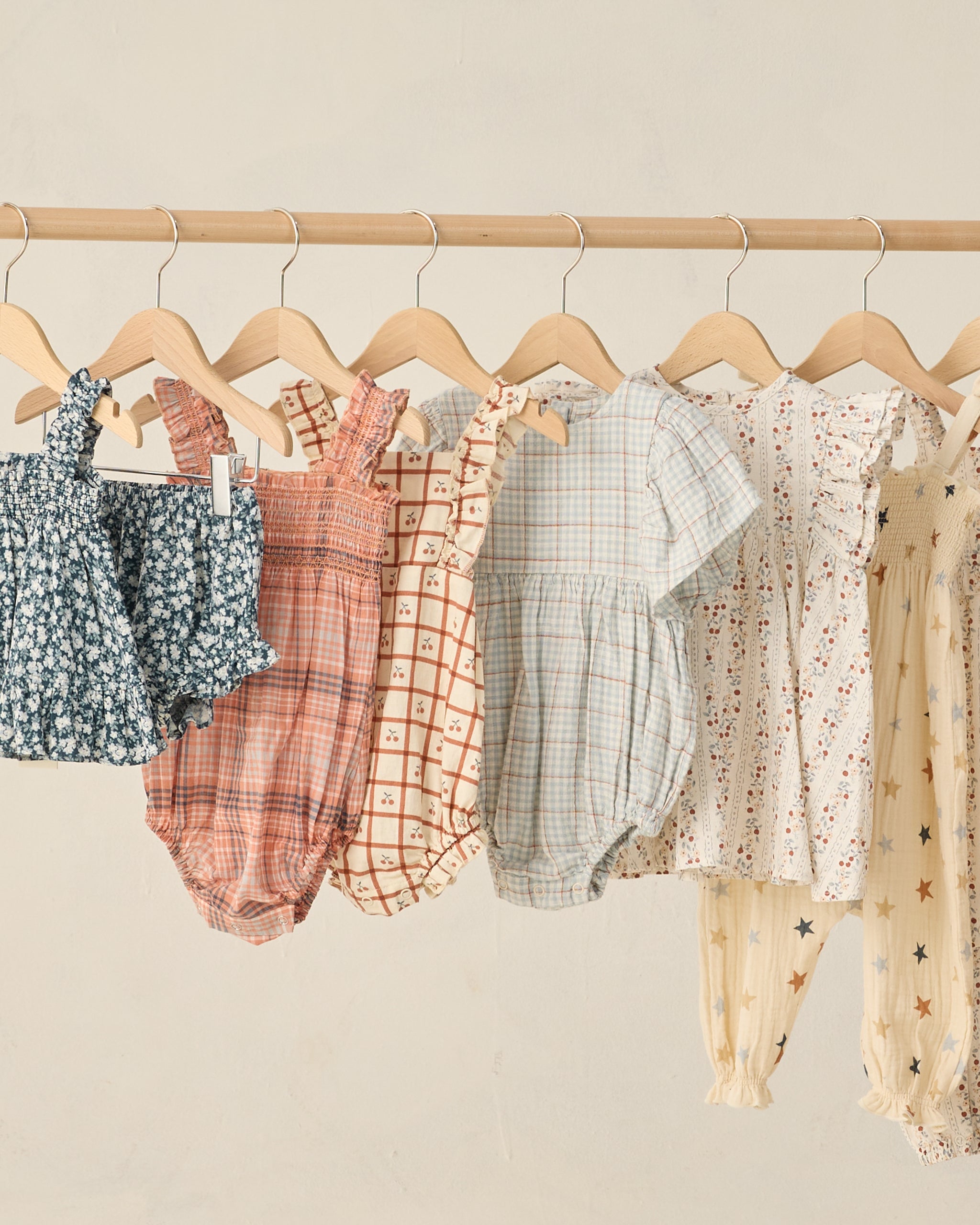 <Rylee + Cru> CHIARA ROMPER - CHERRY CHECK