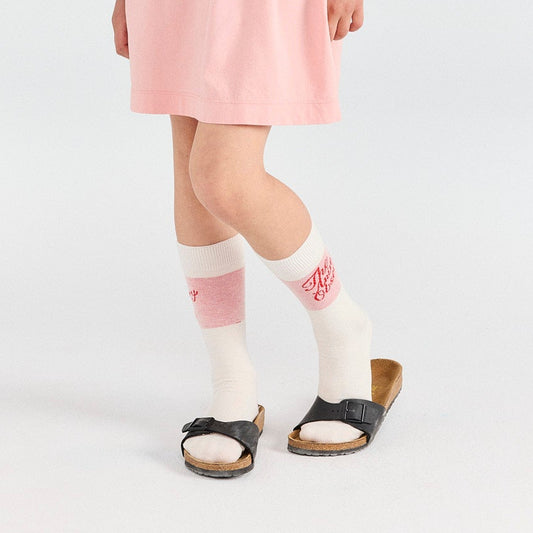 <the animals observatory> SNAIL KID SOCKS RED　
