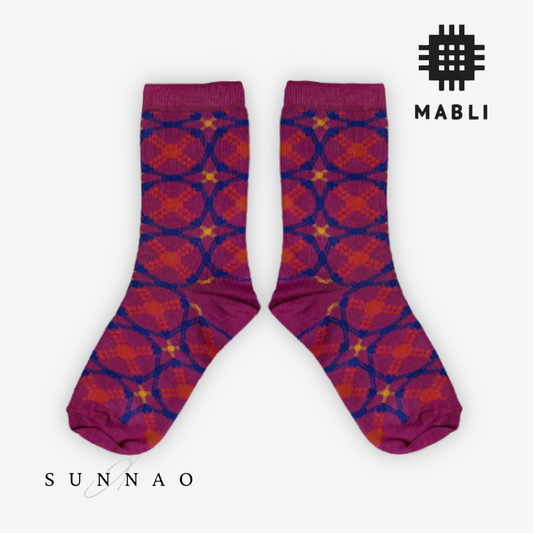 <MABLI> SÊR SHORT SOCKS -  VIOLET DREAM -  DROP1