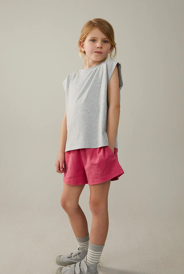 <GRAY LABEL>ELASTICCATED SHORTS -Cherry（1-8Y）