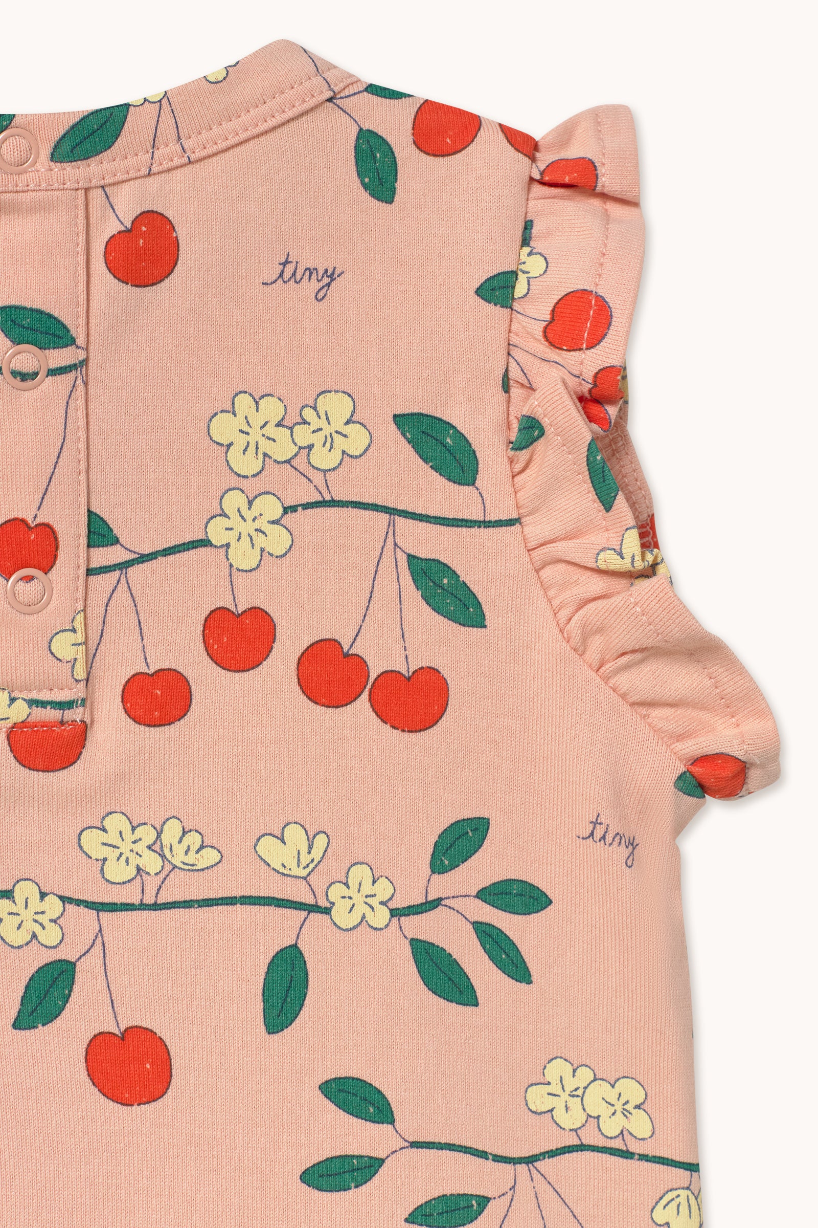 <TINYCOTTONS> Cherry Trees Frill Tee　