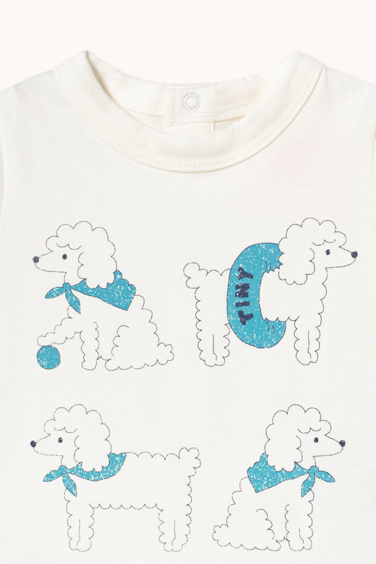 <TINYCOTTONS> Poodle Graphic Body　