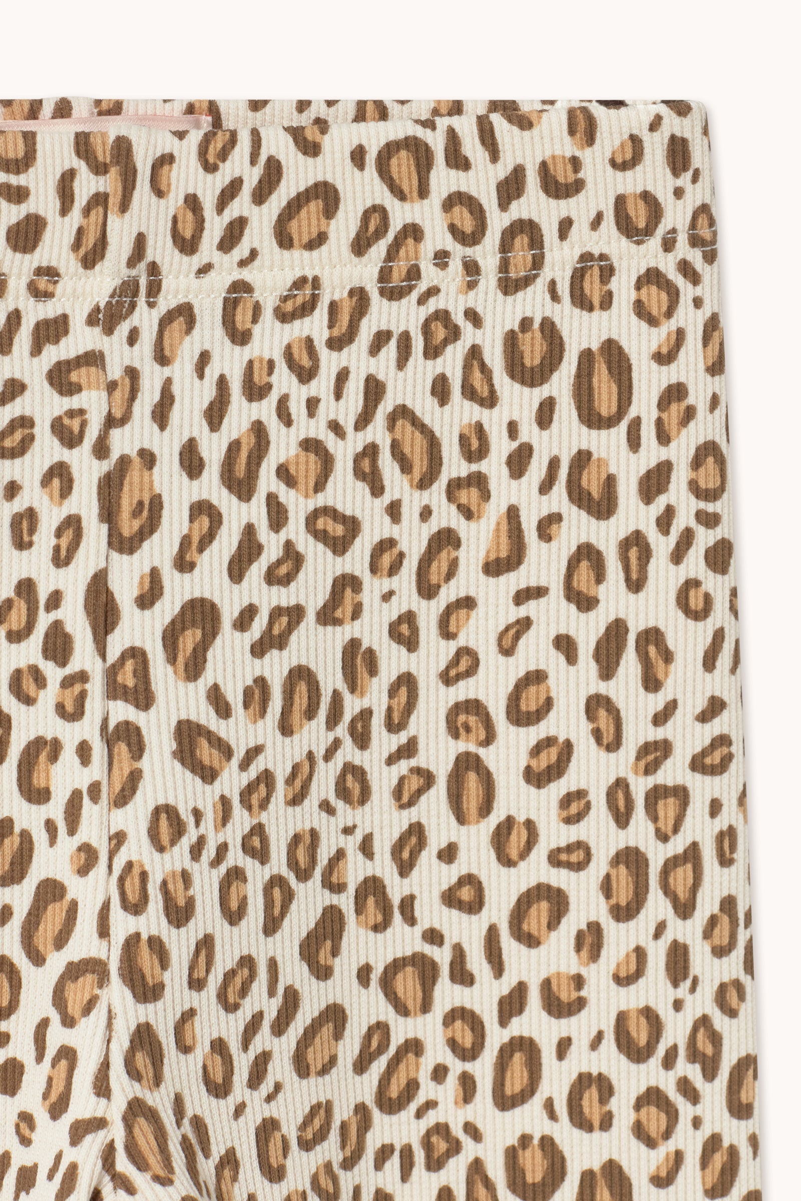 <TINYCOTTONS> Animal Print Rib Baby Pant
