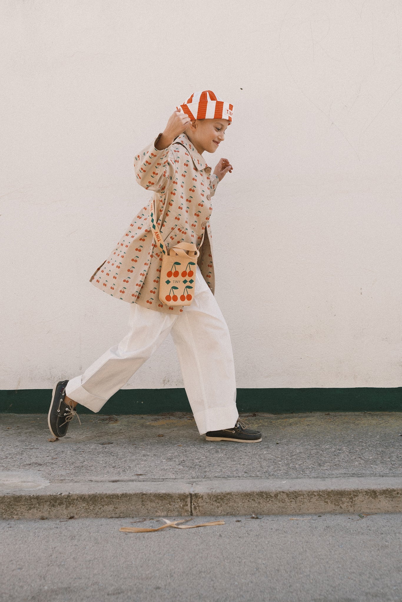 <TINYCOTTONS> Stripes Twill Sailor Hat