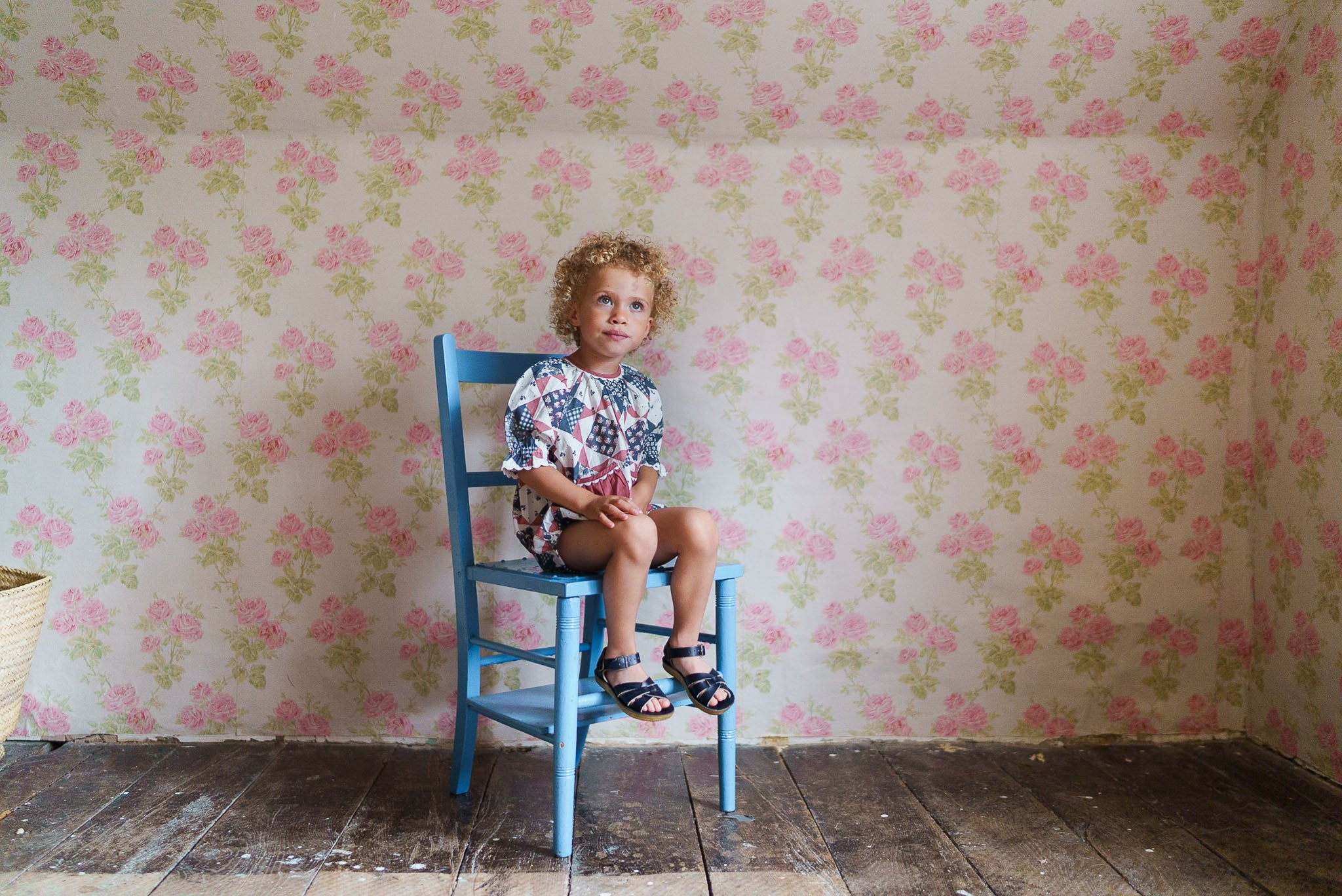 <Little Cotton Clothes> Romy Romper Patchwork Floral　