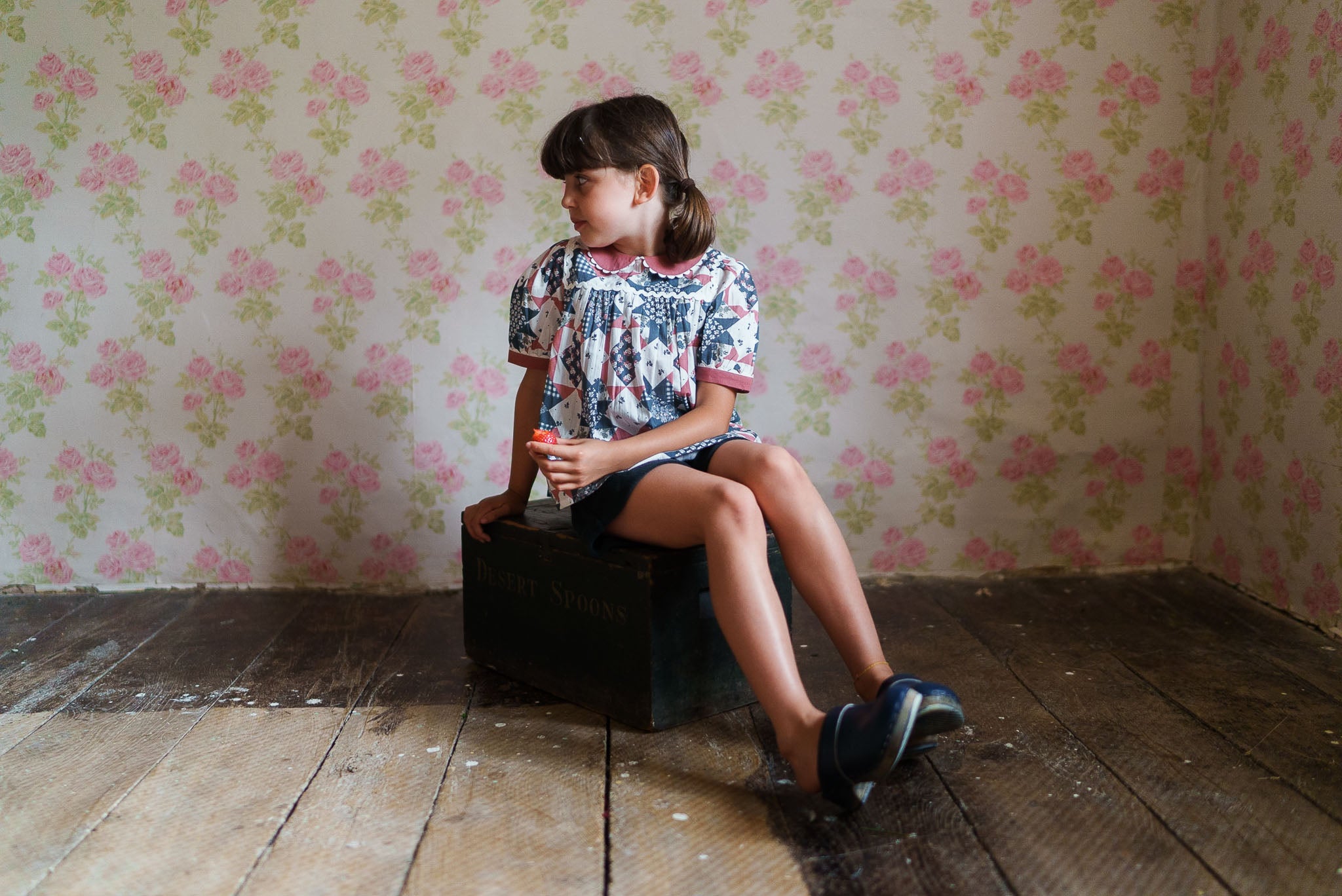 <Little Cotton Clothes> Juno Blouse Patchwork Floral　