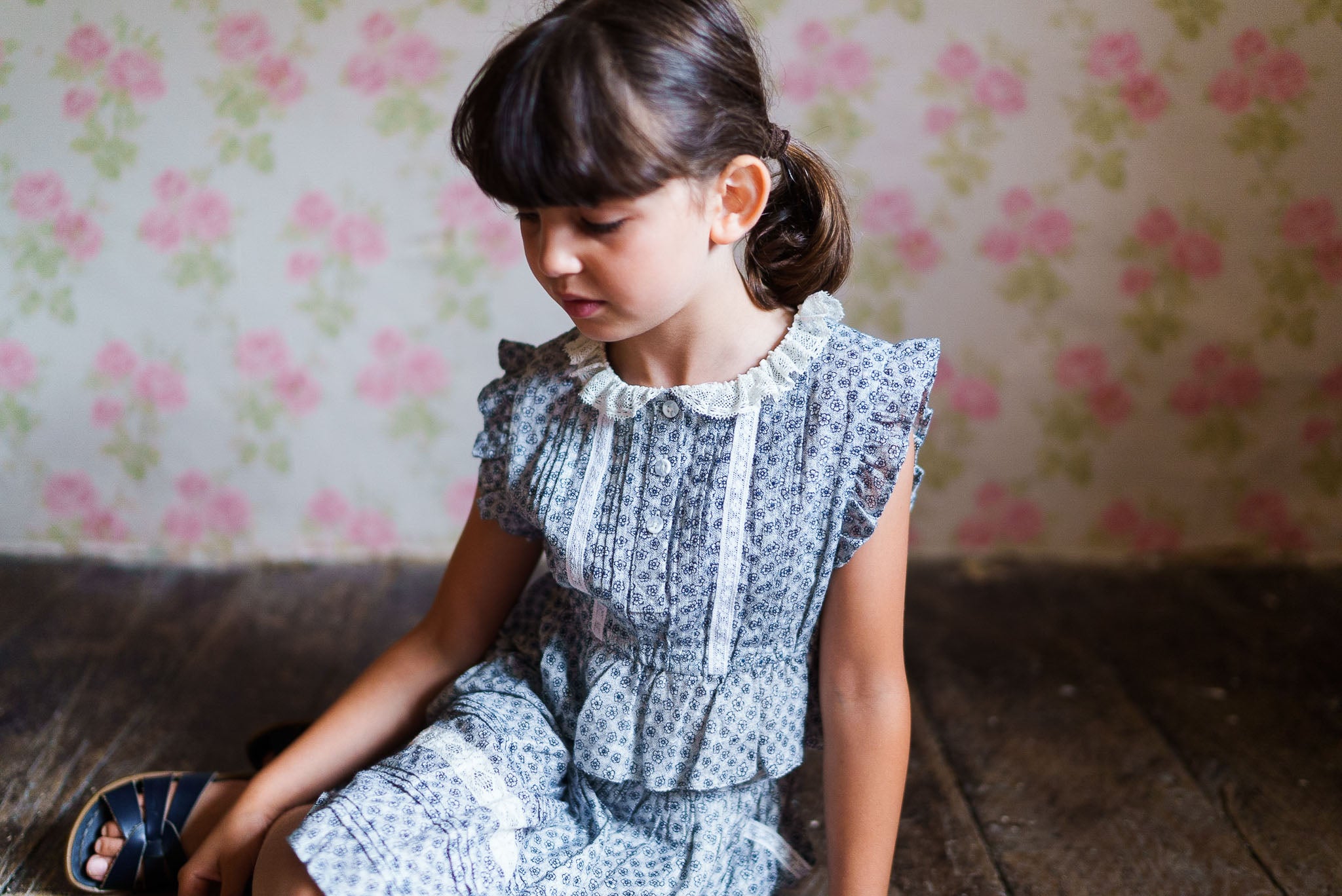 <Little Cotton Clothes> Freya Blouse Tenby Floral　