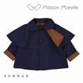 Gallery viewerに画像を読み込む, <Maison marelle>Jacket with AMOVIBLE cape SHERLOCK（24M-6Y）
