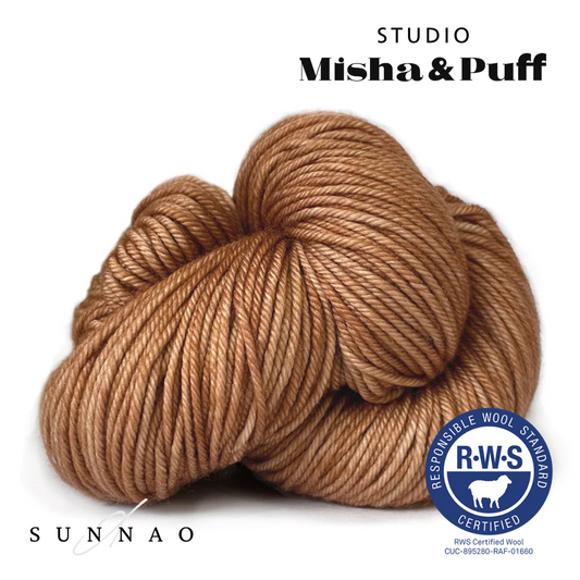 <STUDIO MISHA&PUFF>RWS Yarn Skein - Rose gold