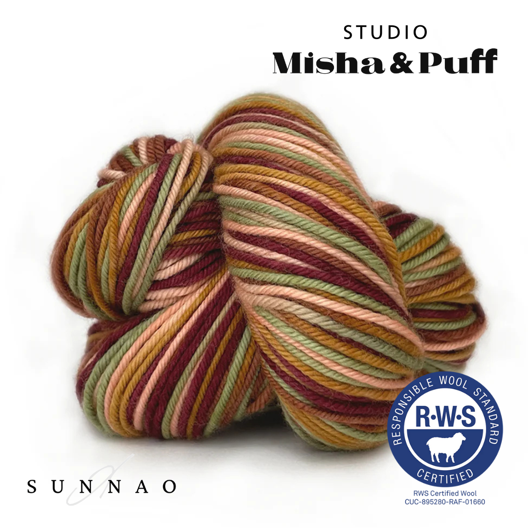 <STUDIO MISHA&PUFF>RWS Yarn Skein - Rustic space dye