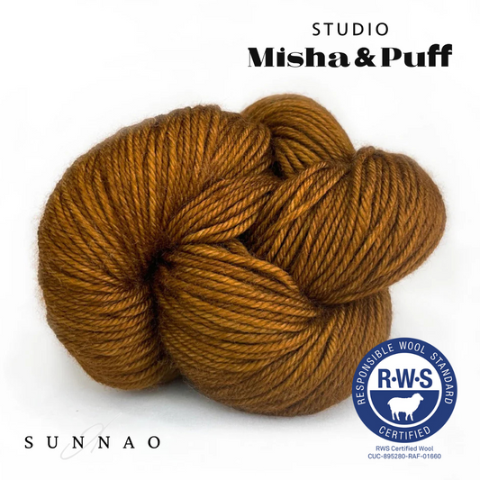 <STUDIO MISHA&PUFF>RWS Yarn Skein - Nutmeg