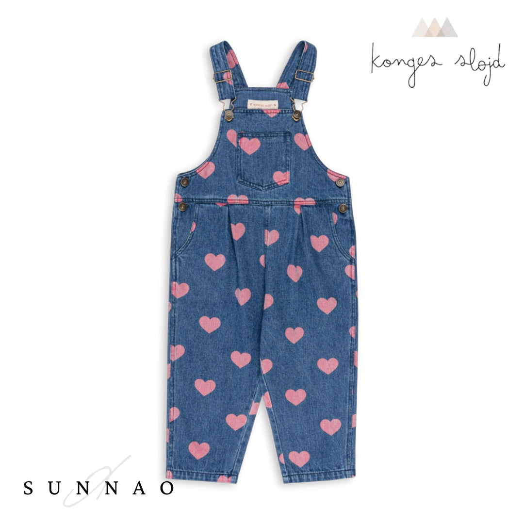 <Konges Sløjd> MAGOT OVERALLS - HEART（18M-6Y）