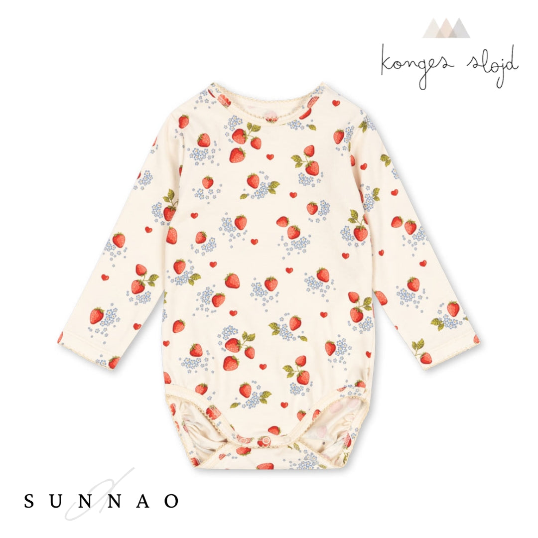 <Konges Sløjd> BASIC LS BODY - MARMALADE（9M-18M）