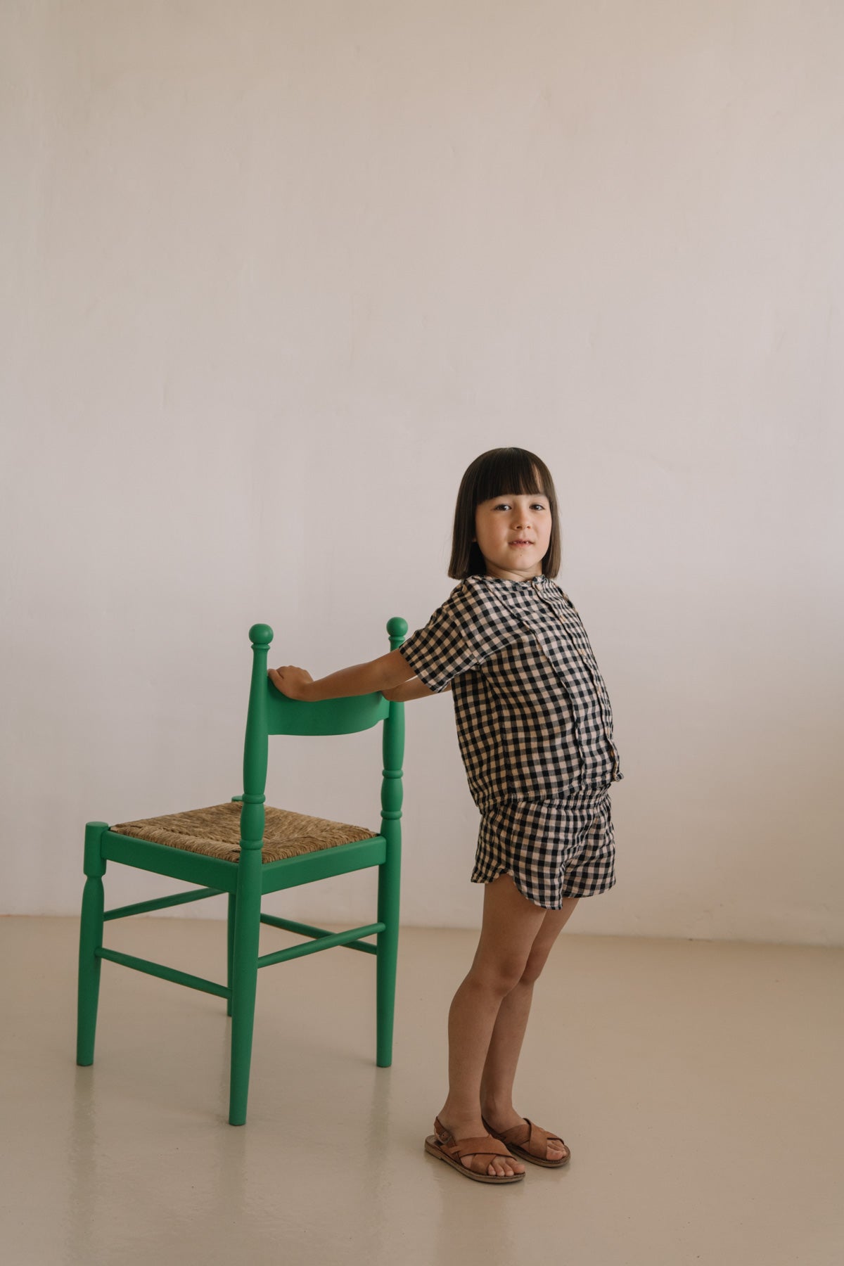 【予約】<STUDIO BOHEME PARIS> BLOUSE THELME - GINGHAM - DROP1