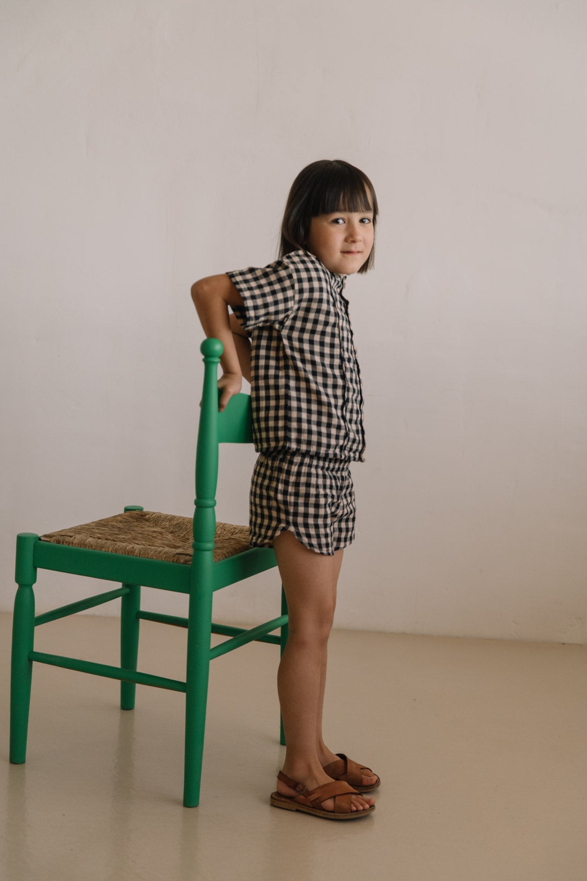 【予約】<STUDIO BOHEME PARIS> BLOUSE THELME - GINGHAM - DROP1