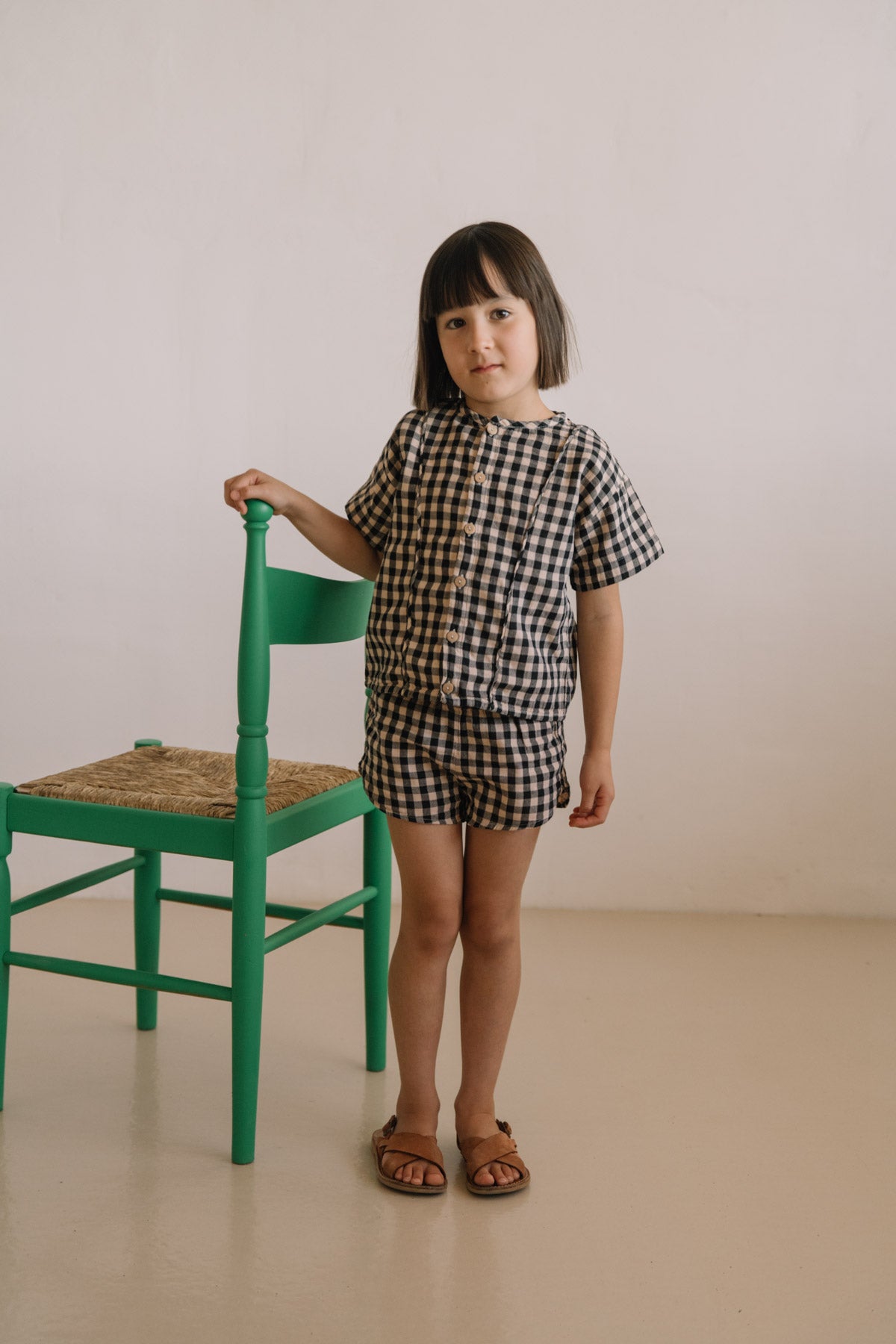 【予約】<STUDIO BOHEME PARIS> BLOUSE THELME - GINGHAM - DROP1