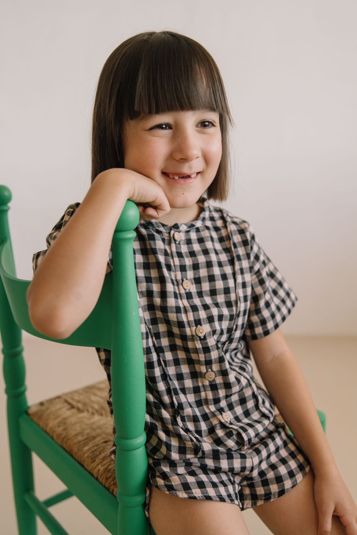 【予約】<STUDIO BOHEME PARIS> BLOUSE THELME - GINGHAM - DROP1