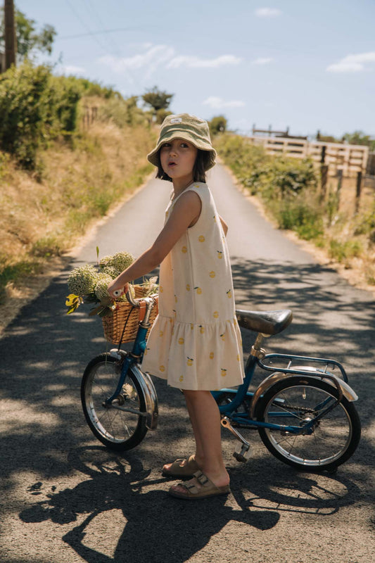 【予約】<STUDIO BOHEME PARIS> DRESS PLAYA - SAND / LEMON - DROP2