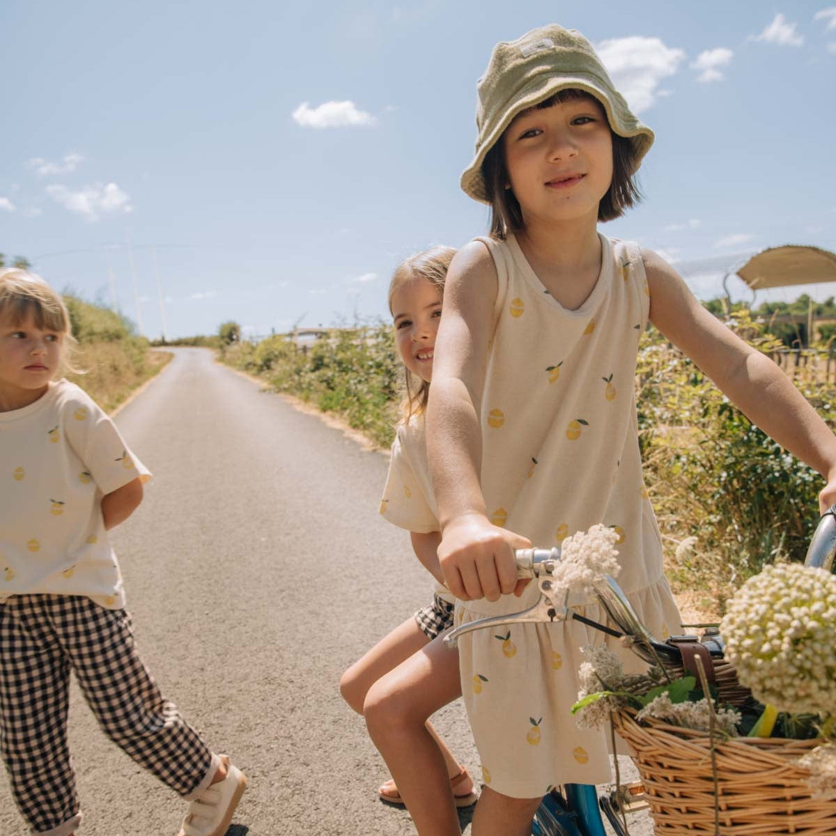 【予約】<STUDIO BOHEME PARIS> BUCKET HAT NIKO - GOLDEN GREEN - DROP1