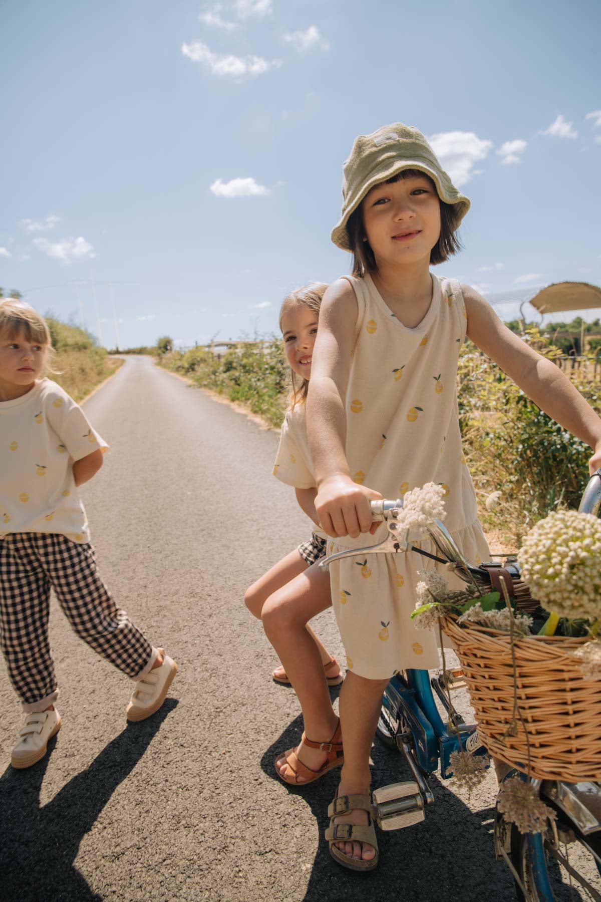 【予約】<STUDIO BOHEME PARIS> DRESS PLAYA - SAND / LEMON - DROP2