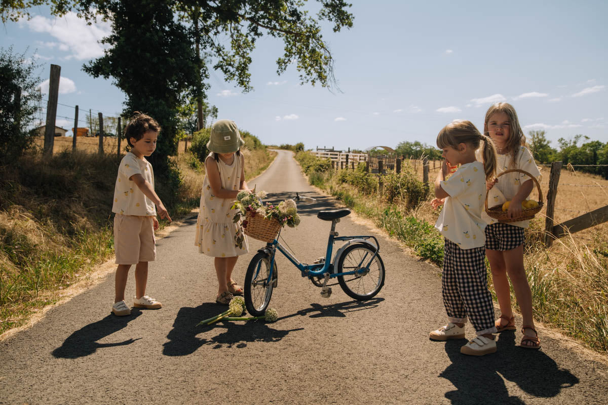 【予約】<STUDIO BOHEME PARIS> DRESS PLAYA - SAND / LEMON - DROP2