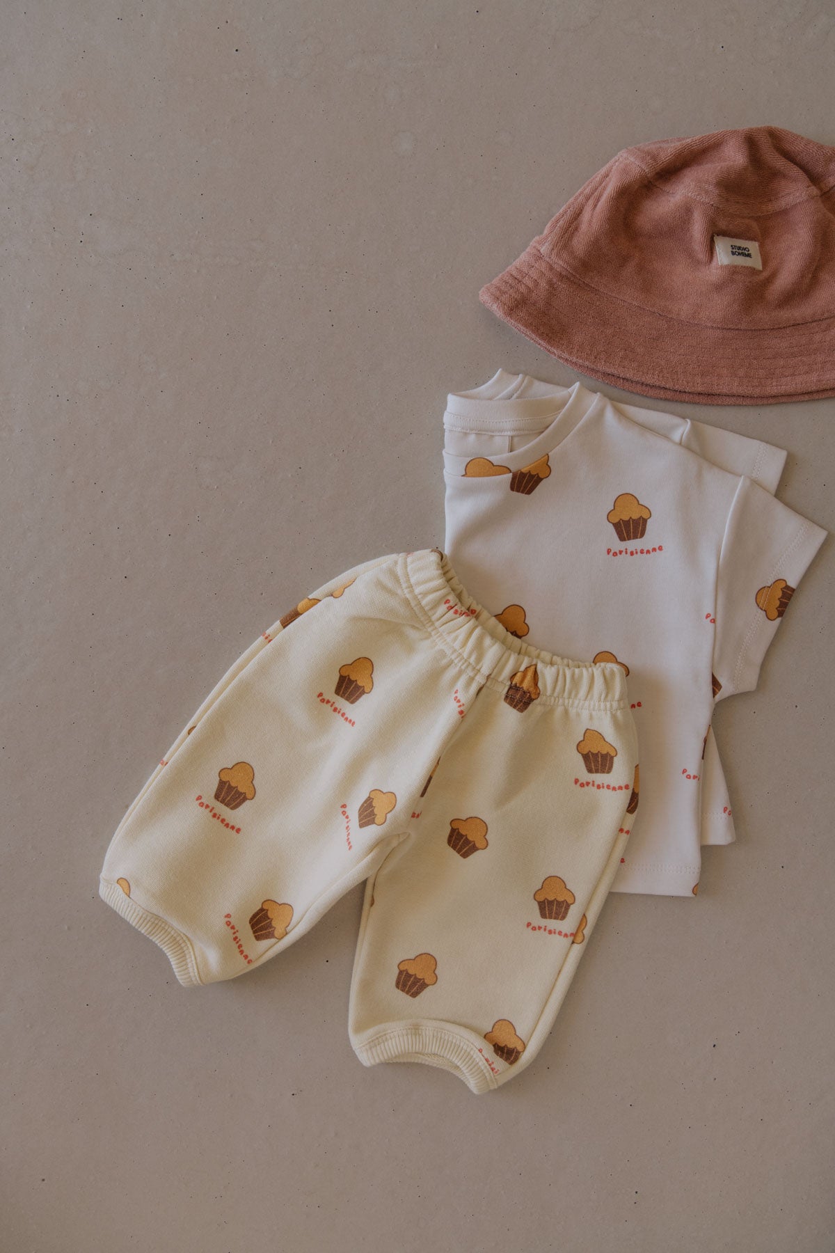 <STUDIO BOHEME PARIS> T-SHIRT FLOW - ECRU BRIOCHE - DROP1