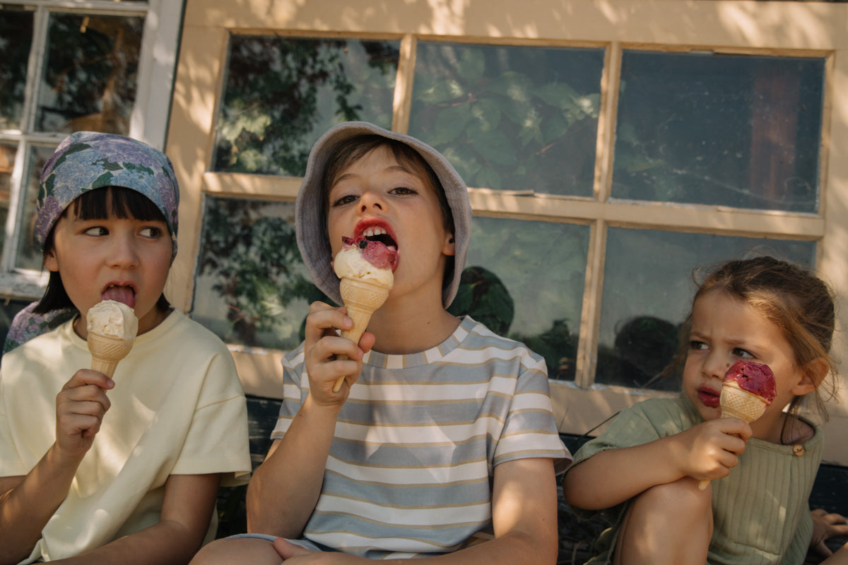 【予約】<STUDIO BOHEME PARIS> BUCKET HAT NIKO - SILVER BLUE - DROP1