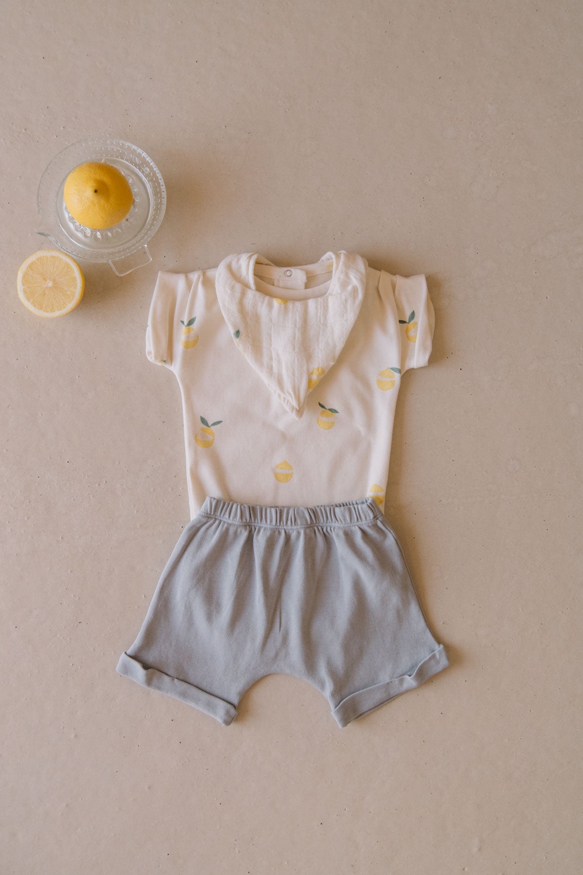 【予約】<STUDIO BOHEME PARIS> BODYSUIT BAMA - OFF WHITE / LEMON - DROP2